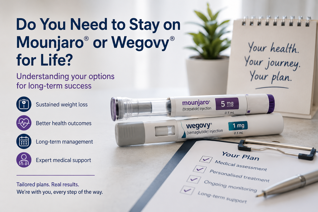 Do You Need to Stay on Mounjaro or Wegovy for Life?